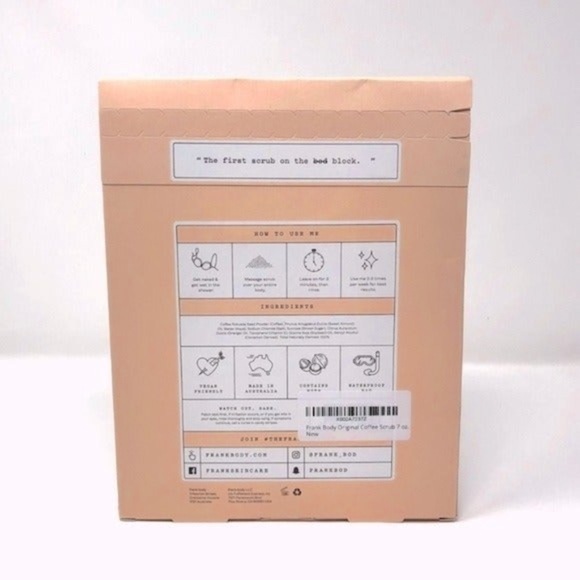 🌺 Frank Body Original Coffee Body Scrub Exfoliator NEW - Picture 3 of 4